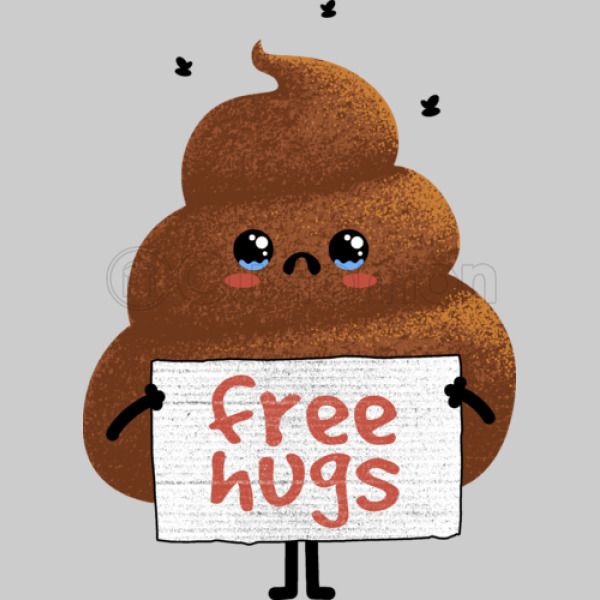 Free Hugs Poop Youth T Shirt Customon