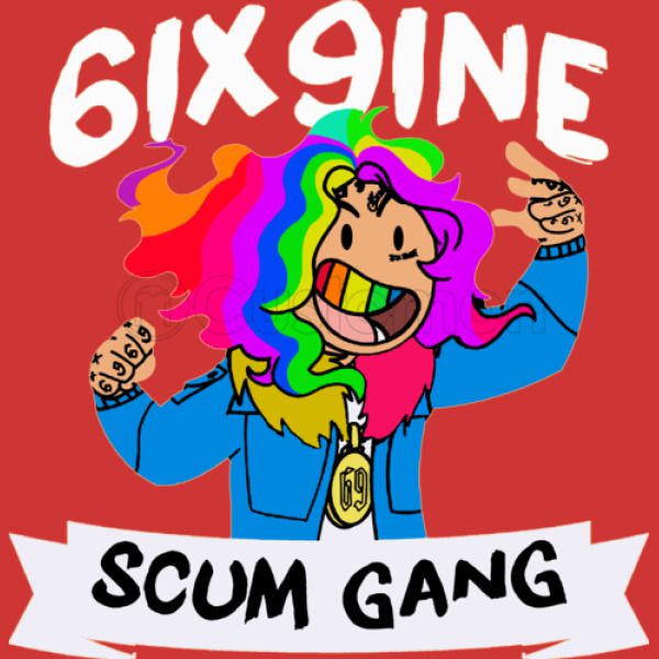 Tekashi 6ix9ine Gummo Scum Gang Youth T Shirt Customon - roblox gummo