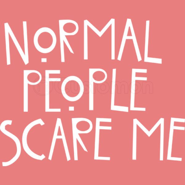 American Horror Story Normal People Scare Me Youth T Shirt Customon - tate langdon shirt ahs american horror story roblox