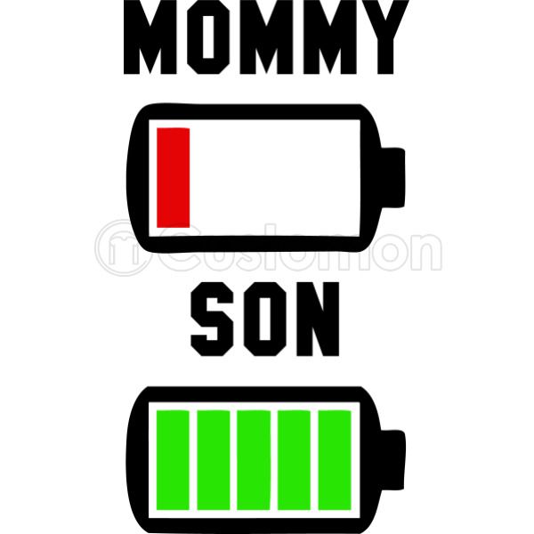Download Low Battery Svg Mommy And Son Travel Mug Customon