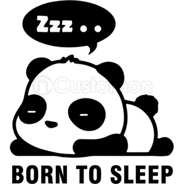 Panda Born To Sleep Youth T Shirt Customon - sleepy panda roblox