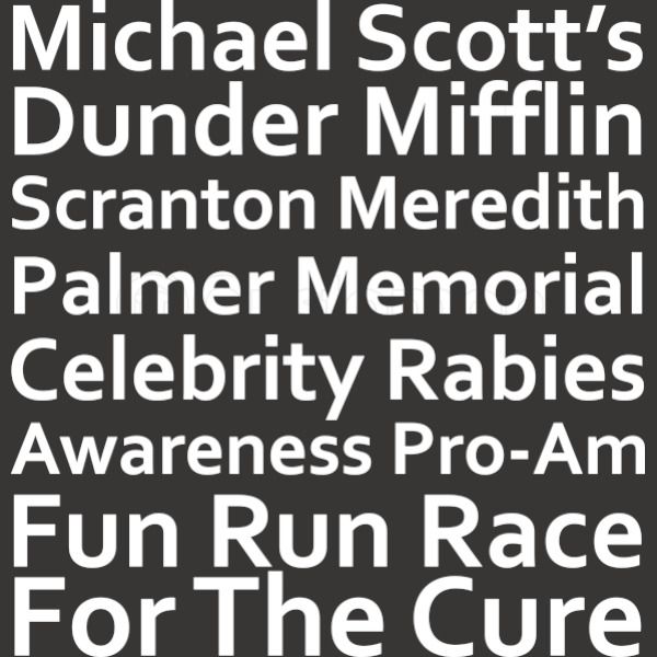 Michael Scott S Fun Run Race For The Cure Long Sleeve T Shirt