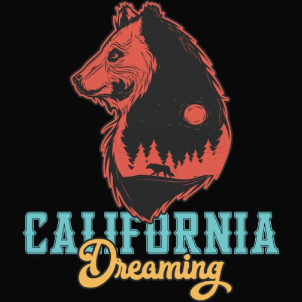 California Dreaming Bear T Shirt Youth T Shirt Customon - cali dream t shirt roblox