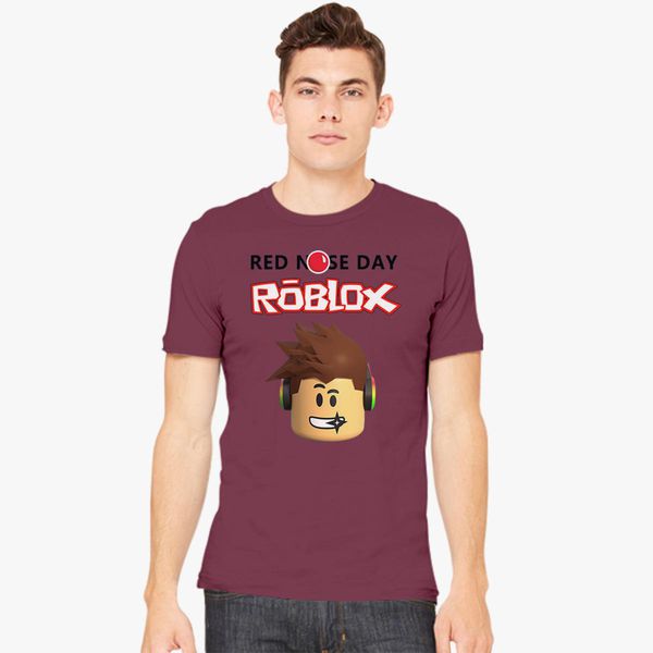 Roblox Red Nose Day Men S T Shirt Customon - your enotalone red nike t shirt roblox