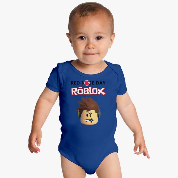 Roblox Red Nose Day Baby Onesies Customon - roblox red nose day womens racerback tank top customon