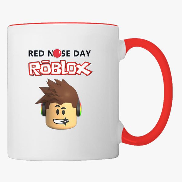 Roblox Red Nose Day Coffee Mug Customon - red jersey roblox