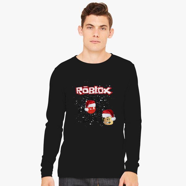 Roblox Christmas Design Red Nose Day Long Sleeve T Shirt Customon - roblox shirt codes for roblox high school t shirt designs
