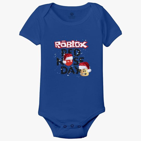 Roblox Christmas Design Red Nose Day Baby Onesies Customon - roblox logo baby onesies customon