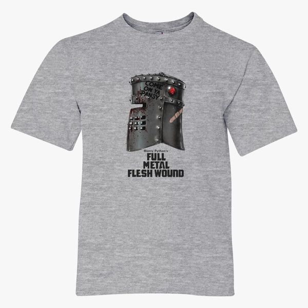 Full Metal Flesh Monty Python Full Meta Jacket Parody Youth T Shirt Customon - metal scratch roblox t shirt