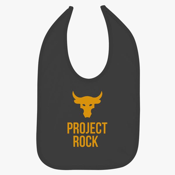 The Rock Dwayne Johnson Project Rock Baby Bib Customon