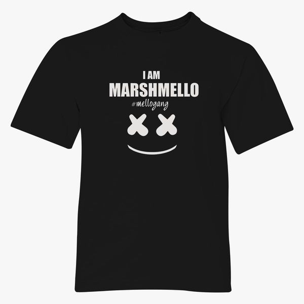 Marshmello The Dj I Am Marshmello Mellogang Youth T Shirt Customon - t shirt roblox marshmello