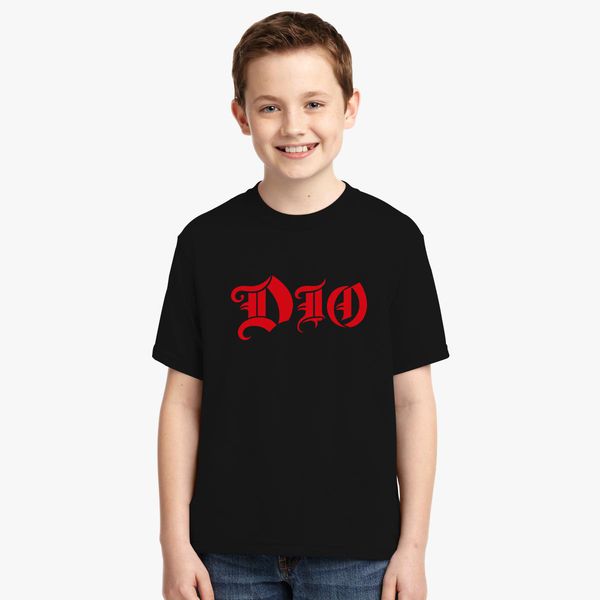 Dio Logo Youth T Shirt Customon - dio t shirt roblox