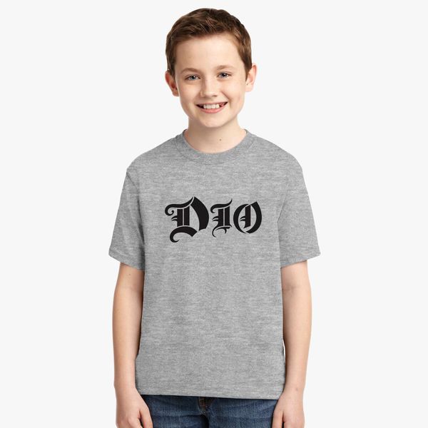 Dio Logo Youth T Shirt Customon - female dio roblox shirt