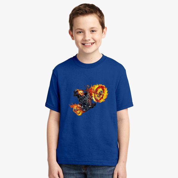 Ghost Rider Youth T Shirt Customon - 