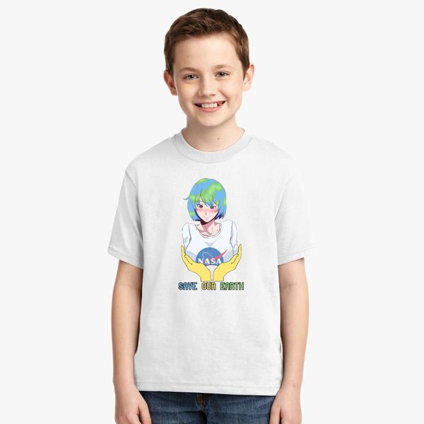 Earth Chan Save Our Earth Youth T Shirt Customon - earth chan roblox