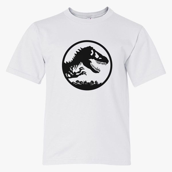 Jurassic Park Logo Youth T Shirt Customon - t shirt jurassic park roblox