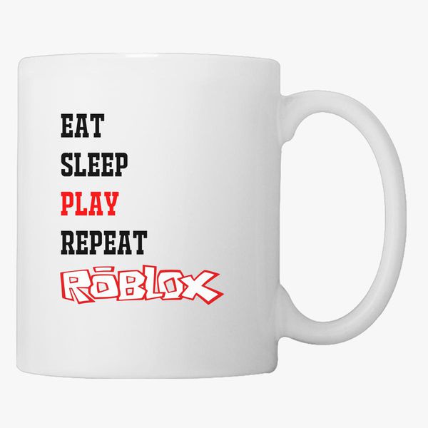 Eat Sleep Roblox Coffee Mug Customon - coffee mug roblox