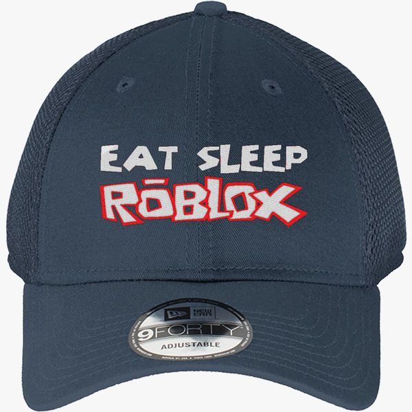 Eat Sleep Roblox New Era Baseball Mesh Cap Embroidered Customon
