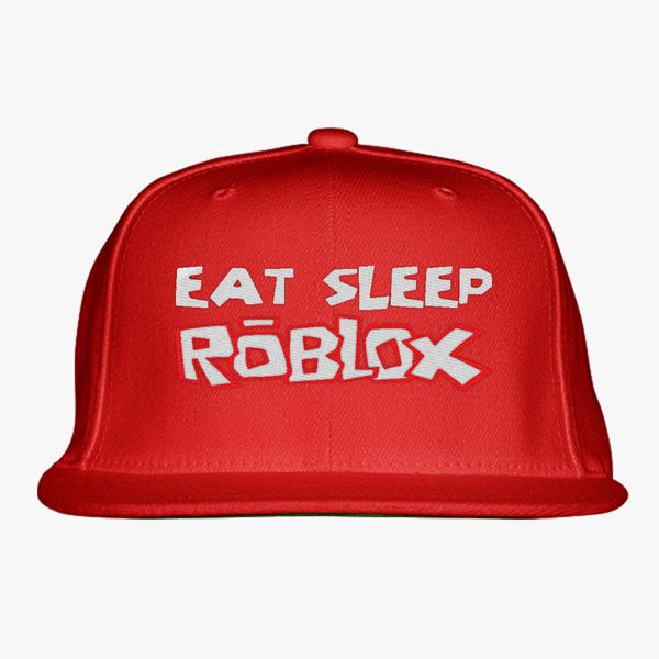 Eat Sleep Roblox Snapback Hat Embroidered Customon