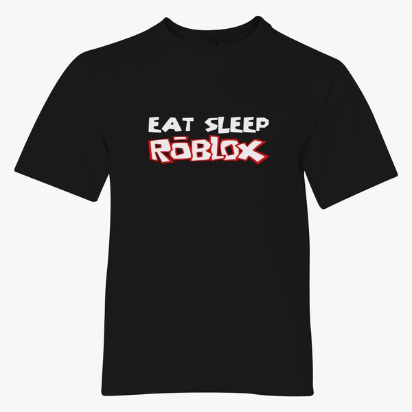 Eat Sleep Roblox Youth T Shirt Customon - new way 923 youth t shirt roblox logo game accent xl heliconia