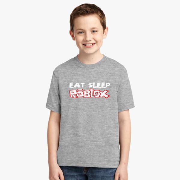 Eat Sleep Roblox Youth T Shirt Customon - kids tee shirt eatsleep roblox gift funny teechatpro
