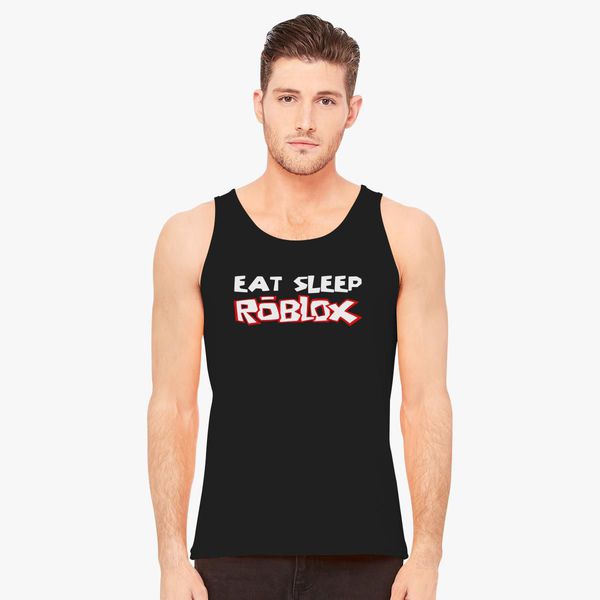 Eat Sleep Roblox Men S Tank Top Customon - eat sleep roblox snapback hat embroidered customon