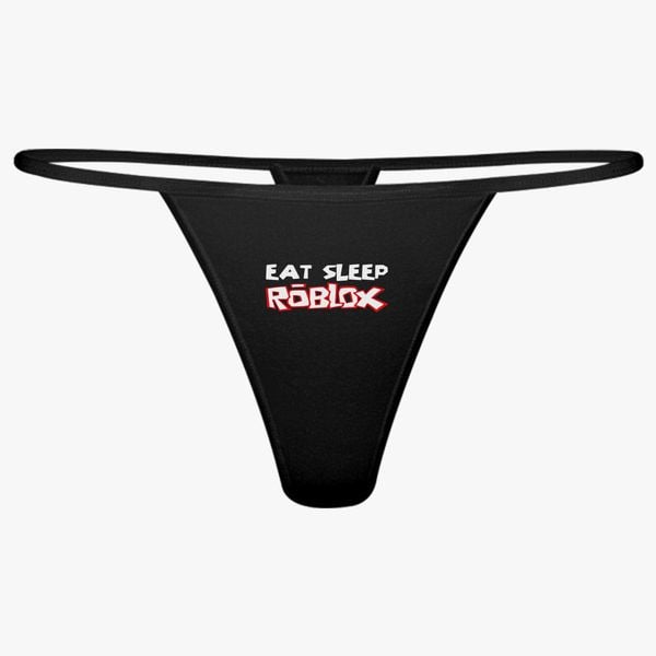 Eat Sleep Roblox Thong Customon - roblox black swimsuit