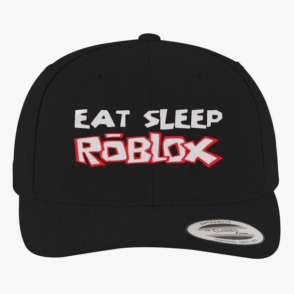 Eat Sleep Roblox Brushed Cotton Twill Hat Embroidered Customon - eat sleep roblox brushed cotton twill hat embroidered