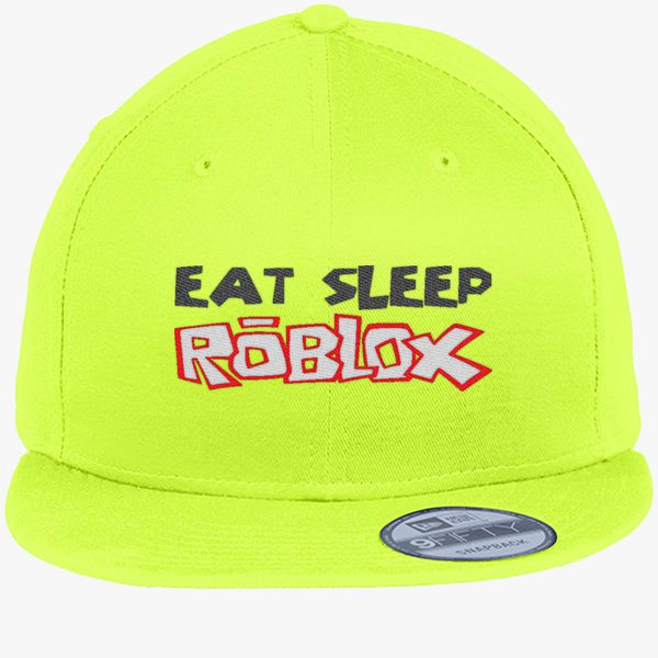Eat Sleep Roblox New Era Snapback Cap Embroidered Customon - eat sleep roblox snapback hat embroidered customon