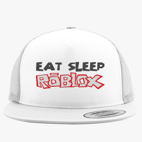 Eat Sleep Roblox Trucker Hat Embroidered Customon - roblox foam trucker hat customon