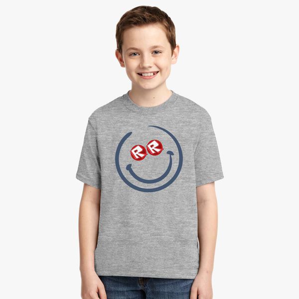 Roblox Smile Face Youth T Shirt Customon - roblox smile face women s v neck t shirt customon
