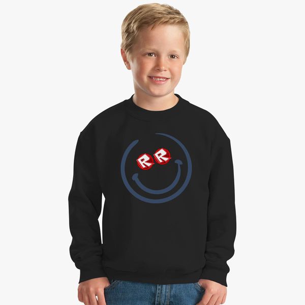 Roblox Smile Face Kids Sweatshirt Customon - roblox smile face youth t shirt customon