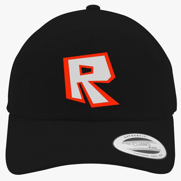 Roblox Cotton Twill Hat Embroidered Customon - roblox classic r hat