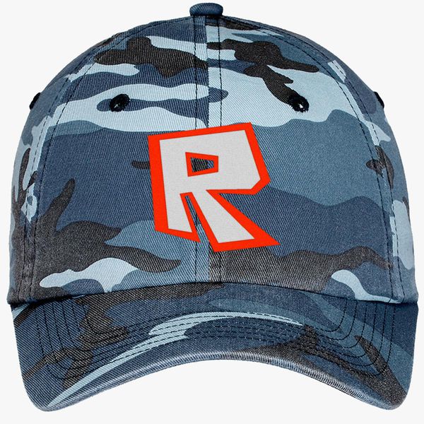 Roblox Camouflage Cotton Twill Cap Embroidered Customon - roblox logo brushed cotton twill hat embroidered customon