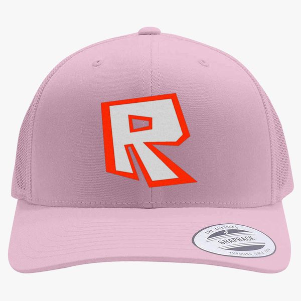 Roblox Retro Trucker Hat Embroidered Customon - roblox logo foam trucker hat customon