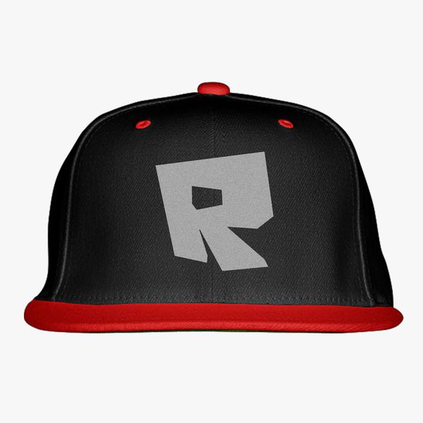 Roblox Logo Snapback Hat Embroidered Customon - roblox logo snapback hat embroidered customon
