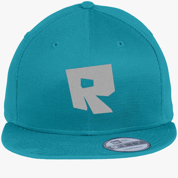 Roblox Logo New Era Snapback Cap Embroidered Customon - neon blue roblox logo