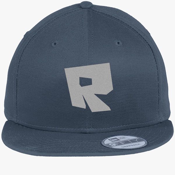 Roblox Logo New Era Snapback Cap Embroidered Customon - neon blue black roblox logo roblox