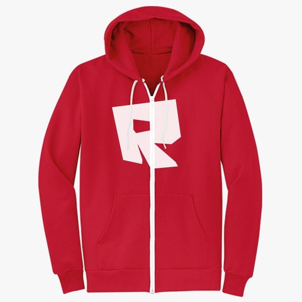 Roblox Logo Unisex Zip Up Hoodie Customon - roblox zipper hoodie