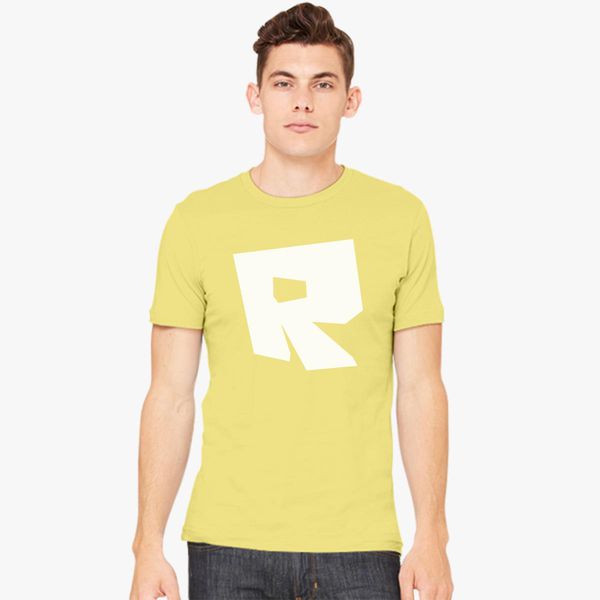 Roblox Logo Men S T Shirt Customon - yellow roblox logo