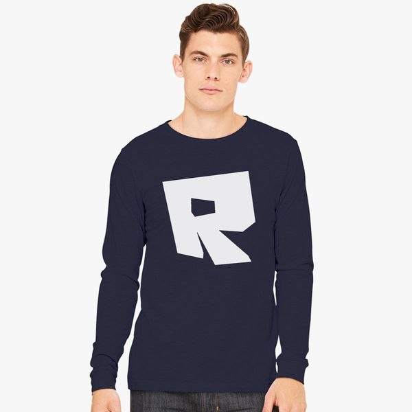 Roblox Logo Long Sleeve T Shirt Customon - long sleeve black shirt roblox