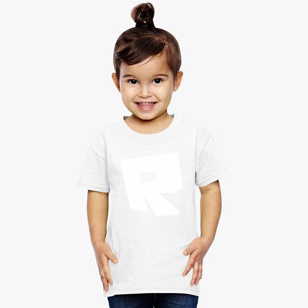 Roblox Logo Toddler T Shirt Customon - new roblox logo white t shirt