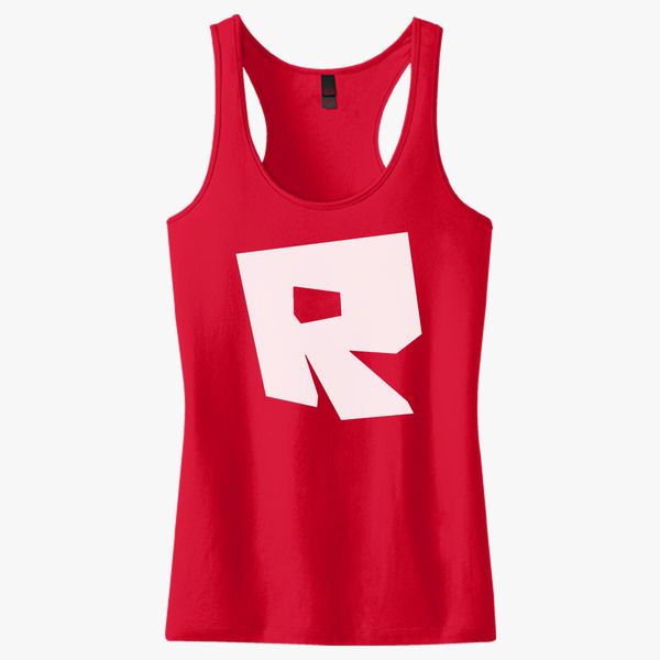Roblox Logo Women S Racerback Tank Top Customon - clothing logos ads and more roblox