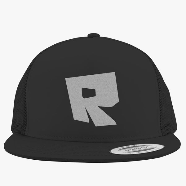 Roblox Logo Trucker Hat Embroidered Customon - roblox tv hats