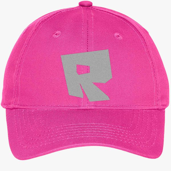 Roblox Logo Youth Six Panel Twill Cap Embroidered Customon - roblox logo youth six panel twill cap embroidered