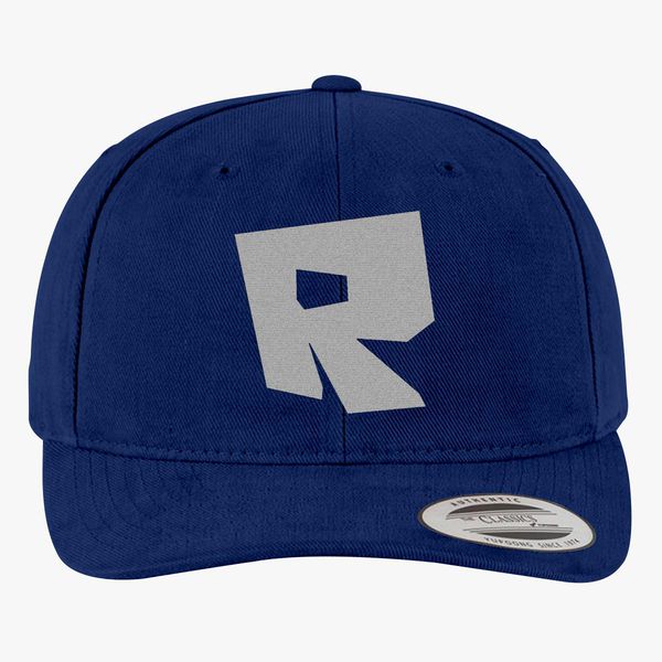 Roblox Logo Brushed Cotton Twill Hat Embroidered Customon - roblox hat boys character snapback for k