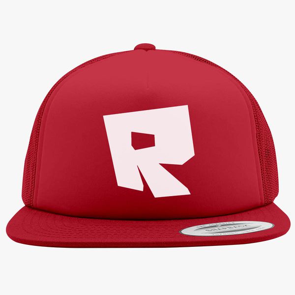 Roblox Logo Foam Trucker Hat Customon - 