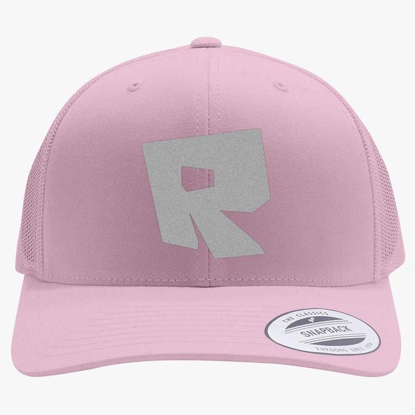 Roblox Logo Retro Trucker Hat Embroidered Customon - roblox trucker hat embroidered hatslinecom