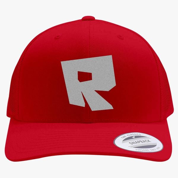 Roblox Logo Retro Trucker Hat Embroidered Customon