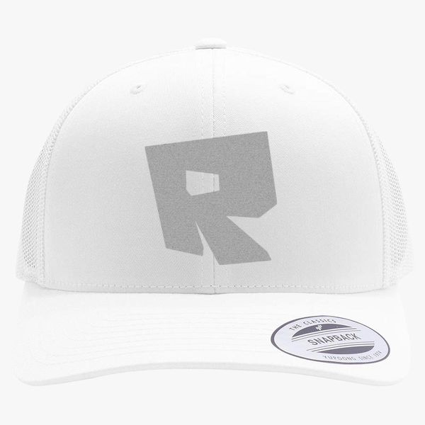 Roblox Logo Retro Trucker Hat Embroidered Customon - roblox foam trucker hat customon
